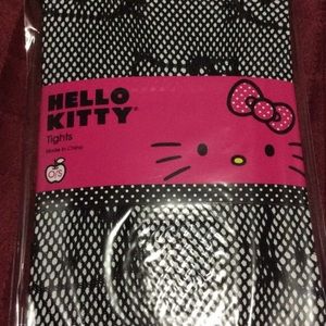 Hello Kitty Fishnets Black Tights NEW! RARE!